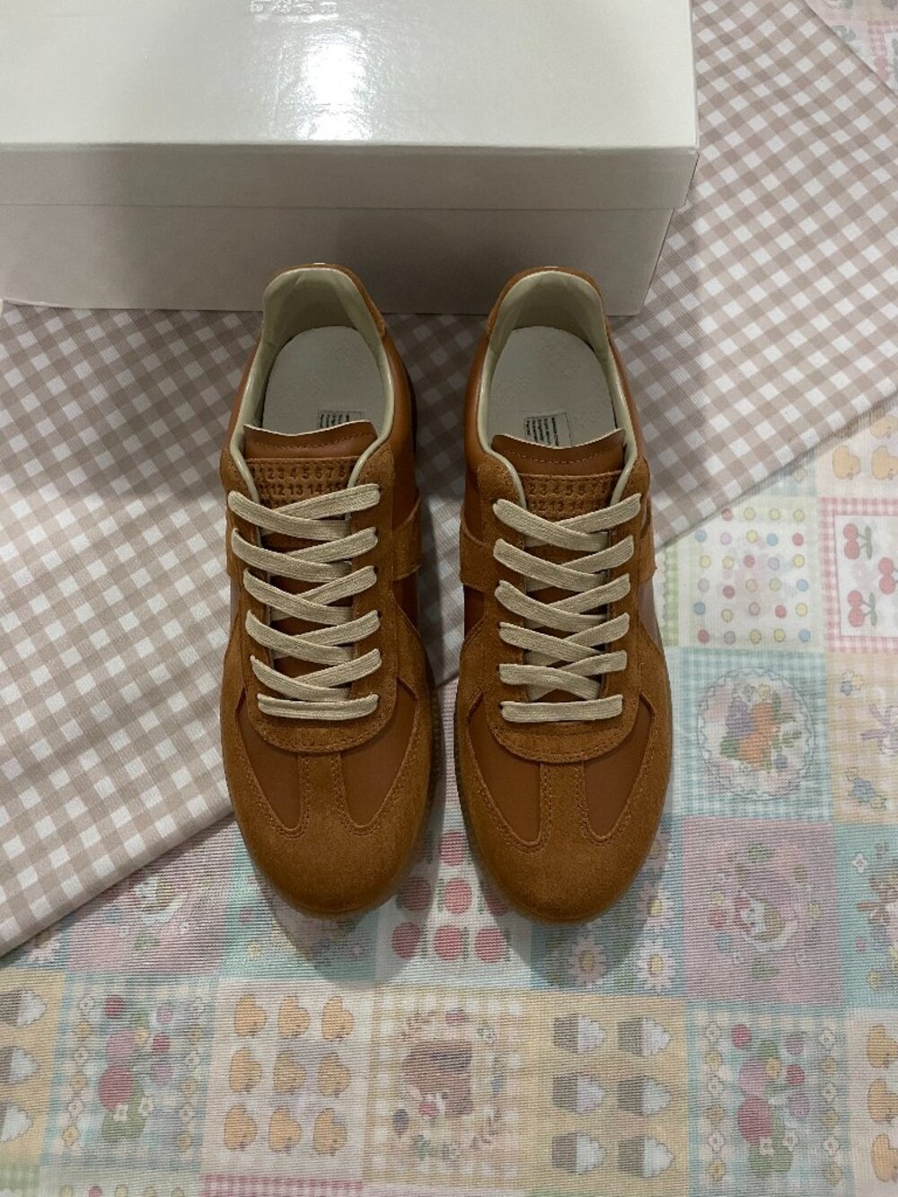 Maison Martin Margiela Brown Panel German Army Trainers (GATs)